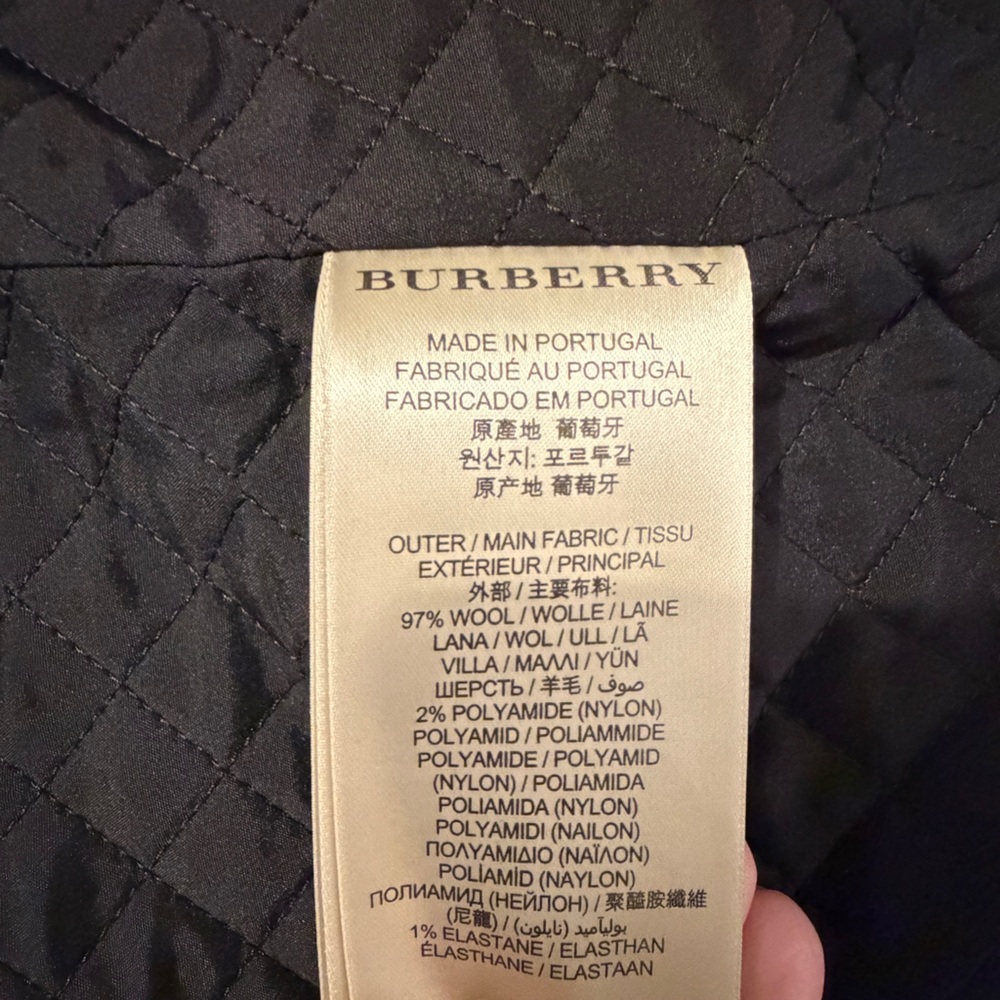 Burberry Brit Gray Wool Blazer, Size 6 US, sophisticated and warm - Picture 4 of 5